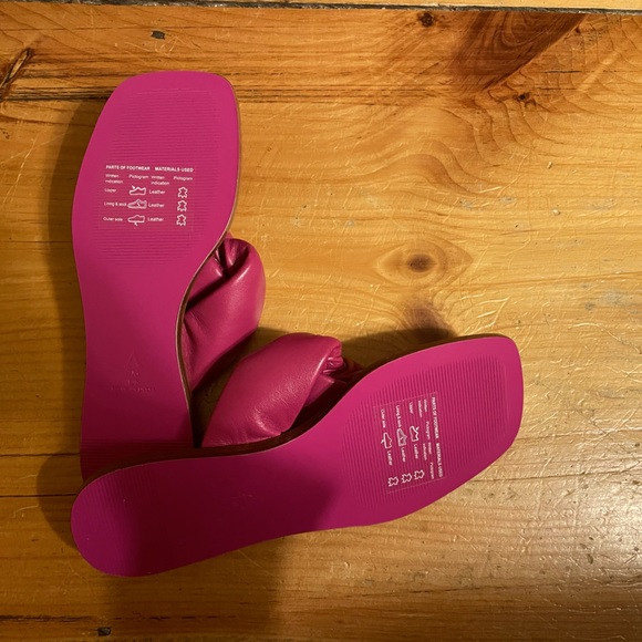 NWOT- Anthropologie MAEVE PUFFY KNOTTED SANDALS - Picture 5 of 6